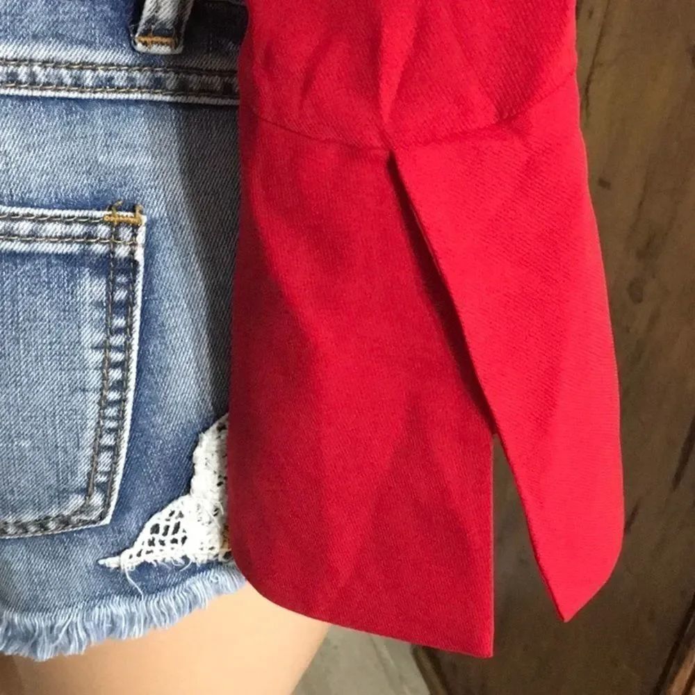 Rachel Roy lipstick red top. - Picture 3 of 7